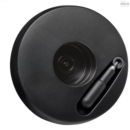 Elesa With revolving handle, black-oxide steel boss, VDSC.200-GXX2 A-20+I VDSC-GXX+I